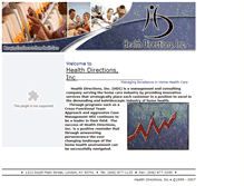 Tablet Screenshot of healthdirectionsinc.com